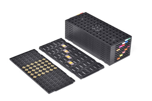 Baki Matriks JEDEC Rekayasa untuk Stabilitas Termal dan Otomatisasi Presisi Tinggi