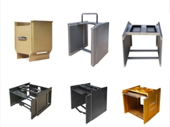 Keranjang Bunga Logam 6-Inch Wafer Pembersihan Wafer Silikon Carrier Cassette Pengemasan Test Basket