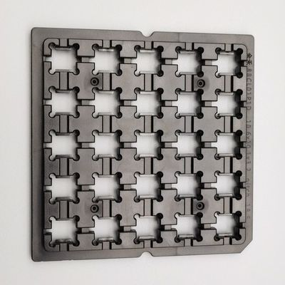 Antistatic PC Standard Waffle Pack Chip Baki Ramah Lingkungan Untuk Pemegang Lensa