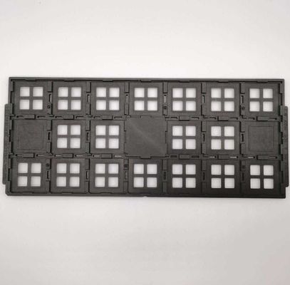 SGS Plastic Black ESD Jedec Matrix Baki Untuk Produk Elektronik