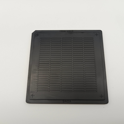 Beli Wafer Die Black 4 Inch ESD Waffle Pack Tray Untuk Chip IC Mikro online manufacture