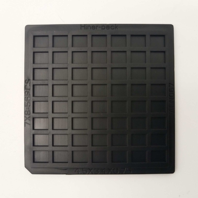 Beli Black PC Material 2 Inch Waffle Pack Chip Trays 7x8 56PCS Matrix online manufacture