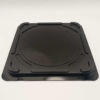 Beli Bahan PS Bingkai Plastik Hitam Pengirim Wafer Tunggal Untuk Perlindungan online manufacture