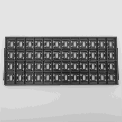 Harga yang bagus Konsolidasi Black MPPO IC JEDEC Matrix Trays Untuk Komponen Elektronik on line