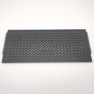 Beli IC Packaging Jedec IC Trays Permukaan Tahan Hitam Warna 7,62mm Tinggi online manufacture