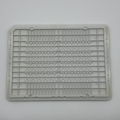 Beli Baki Kustomisasi Fleksibel Ukuran Saku 25.7*6.4*0.41mm Chip Tray Putih ABS Baki Pemuatan Chip Semikonduktor online manufacture