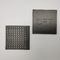 Black ESD Anti Static IC Chip Tray Tahan Suhu Tinggi Untuk Memuat Safir