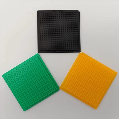 Harga yang bagus Non Standard Black ABS Waffle Pack Chip Trays Untuk Kasing Perangkat Optik on line