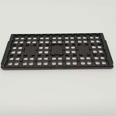 Harga yang bagus 3x7 Matrix Black MPPO JEDEC Trays Untuk Industri Kemasan IC on line