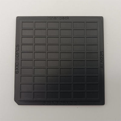 Harga yang bagus Paket Waffle 2 Inch Anti Statis Permanen Hitam Untuk Komponen Elektronik on line