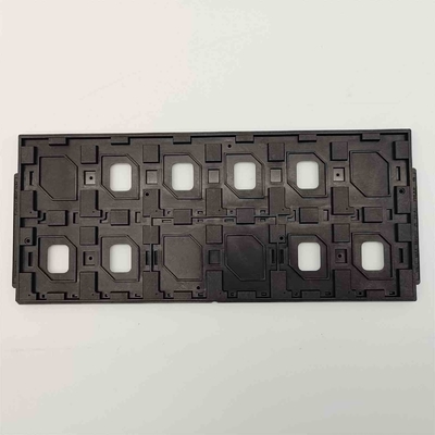 Harga yang bagus Baki Matriks Hitam MPPO Tahan Panas Untuk Komponen PCBA Elektronik on line