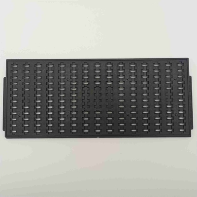 Harga yang bagus Baki Standar JEDEC MPPO Hitam Datar 0,76mm Untuk Elemen Sirkuit on line