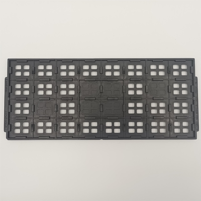 Black Esd Jedec Matrix Trays Untuk Sirkuit Terpadu