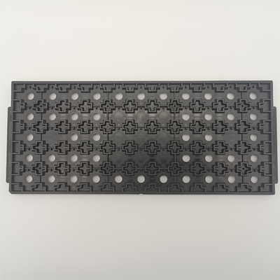 Harga yang bagus Custom Jedec Matrix Trays Black Conductive ESD Component Trays untuk penyimpanan perangkat IC on line