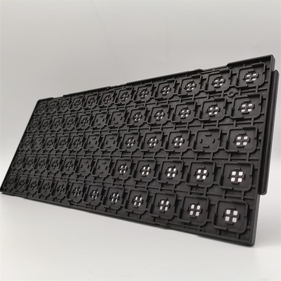 Harga yang bagus Cetakan Injeksi MPPO Bare Die Tray Stackable ESD JEDEC Bearing Tray on line