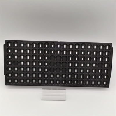 Black MPPO JEDEC Matrix Trays Untuk IC Compartments Dengan BGA Packing