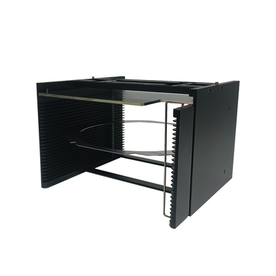 Harga yang bagus 8 Inch 25 Slot Visual Metal Wafer Cassette Digunakan Dalam Industri Teknologi Kemasan Semikonduktor on line
