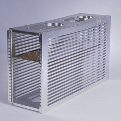 Harga yang bagus Groove Type CNC Precision Machining Wafer Frame Box Untuk Pembersihan Plasma on line