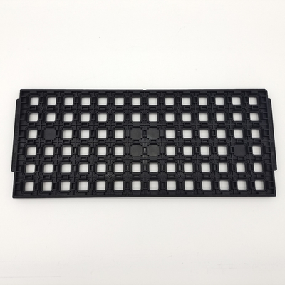 Harga yang bagus JEDEC Standar Tray Ultrasonik Pembersihan Hitam Tinggi Suhu IC Tray on line