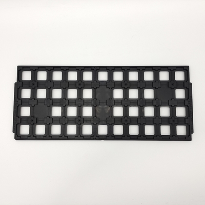 Harga yang bagus Custom Black High Temperature Jedec Trays Untuk IC Packaging Dalam PPE Raw Material on line
