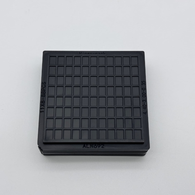 Harga yang bagus Tray yang dapat ditumpuk untuk penyimpanan chip dan operasi otomatis Warpage 0.2mm on line
