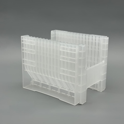 Harga yang bagus Kaset Wafer PP Transparan 16PCS untuk Transportasi Semikonduktor on line