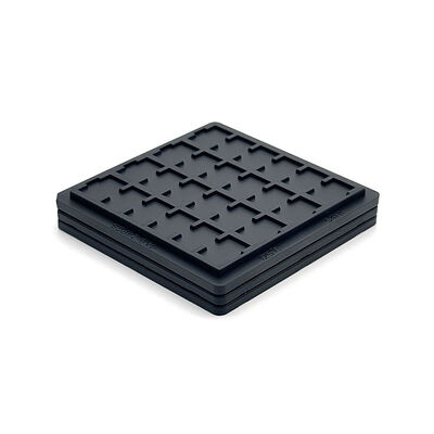 Harga yang bagus Tray waffle ESD profesional untuk komponen IC pitch halus dengan desain anti-statis & tahan debu dan ukuran rongga yang dapat disesuaikan on line