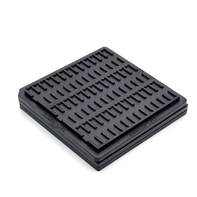 Harga yang bagus Tray chip yang dapat digunakan kembali dengan ukuran rongga yang dapat disesuaikan untuk perlindungan IC semikonduktor on line