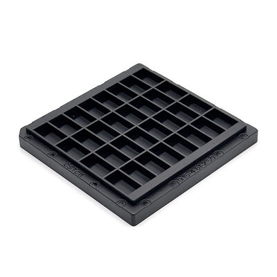 Harga yang bagus Anti-statis digunakan kembali kamar bersih-Kelas Waffle Pack Chip Trays untuk perlindungan IC Semikonduktor on line