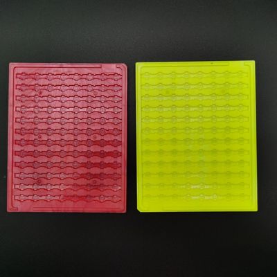Harga yang bagus Permanen ESD Transfer Static Colourful Tray 0.4mm Flatness Menyimpan Filter Optik on line