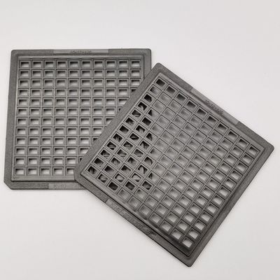Harga yang bagus Komponen Elektronik Waffle Pack Chip Baki ABS ESD Baki Untuk IC on line