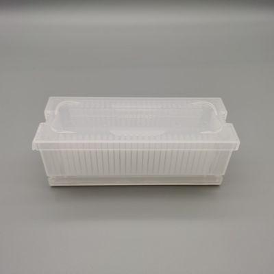 Harga yang bagus 2 Inch Rectangular Silicon Wafer Box 25PCS Jenis Tekan Dapat Didaur Ulang on line