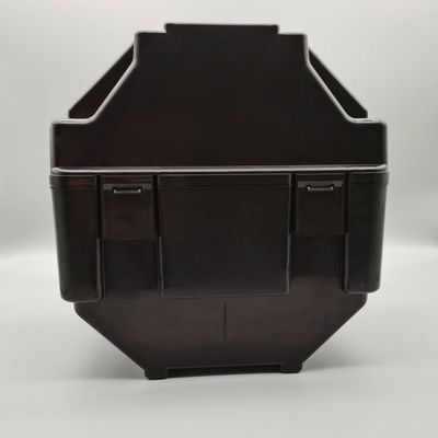 Harga yang bagus 8 Inch Black Wafer Shipping Box 25 Slots ESD PP Bahan Ramah Lingkungan on line