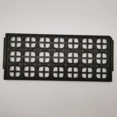 Harga yang bagus Disesuaikan Hitam ESD Jedec IC Baki Ultrasonic Cleaning Untuk Modul PCBAA on line