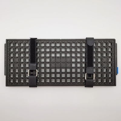 Black Nylon Reusable Esd Tie Hook Loop Untuk Bind Jedec Tray